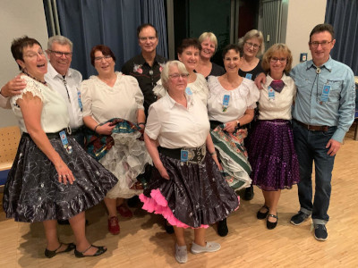 Bannerklau bei den Rodenbacher Squardancers